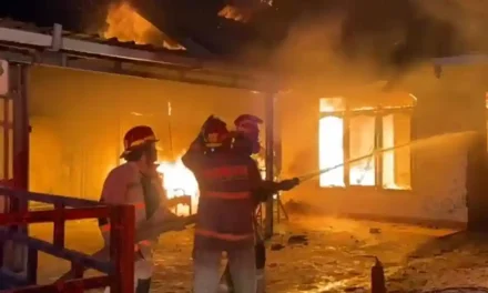 Kebakaran Pangkalan LPG Di Lampung, Satu Orang Terluka Parah