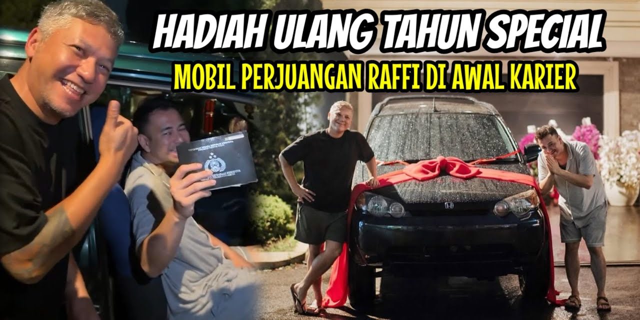 Kado Tak Biasa, Gading Marten Beri Mobil Spesial Untuk Raffi
