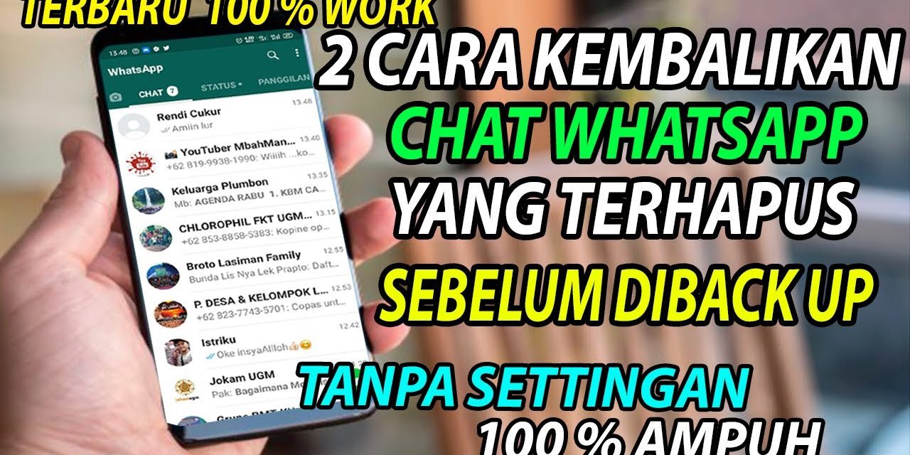 Rahasia Memulihkan Pesan WhatsApp Lama Tanpa Ribet