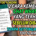 Rahasia Memulihkan Pesan WhatsApp Lama Tanpa Ribet