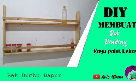 Sulap Palet Bekas Jadi Rak Dinding Multifungsi