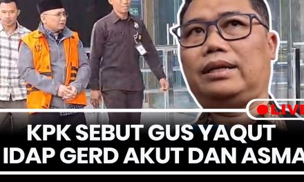 Gus Yaqut Alami GERD Hingga Asma, Ini Penjelasan Resmi KPK