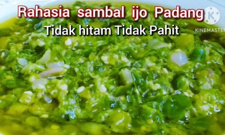 Resep Sambal Ijo Padang: 3 Cara Praktis Simpan Di Kulkas