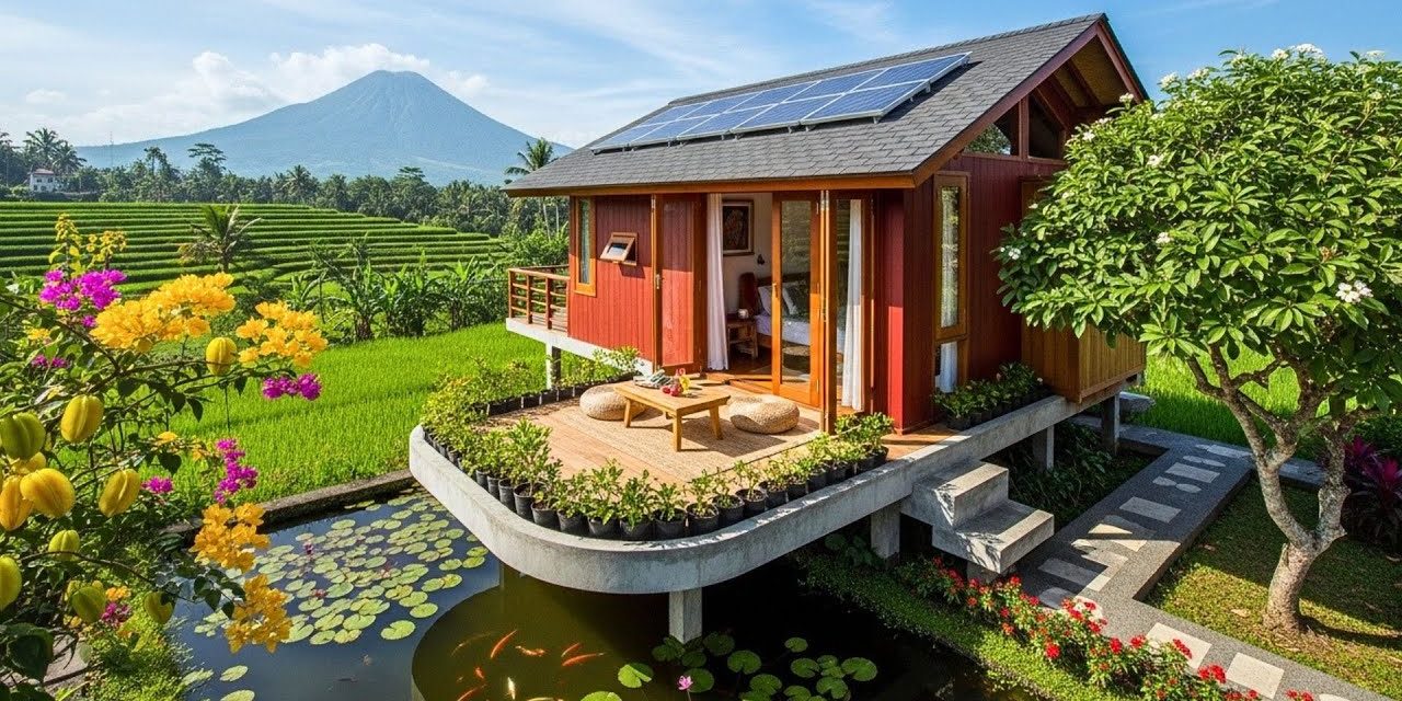 Inspirasi Rumah Sederhana Sejuk Di Desa Dengan Nuansa Kebun