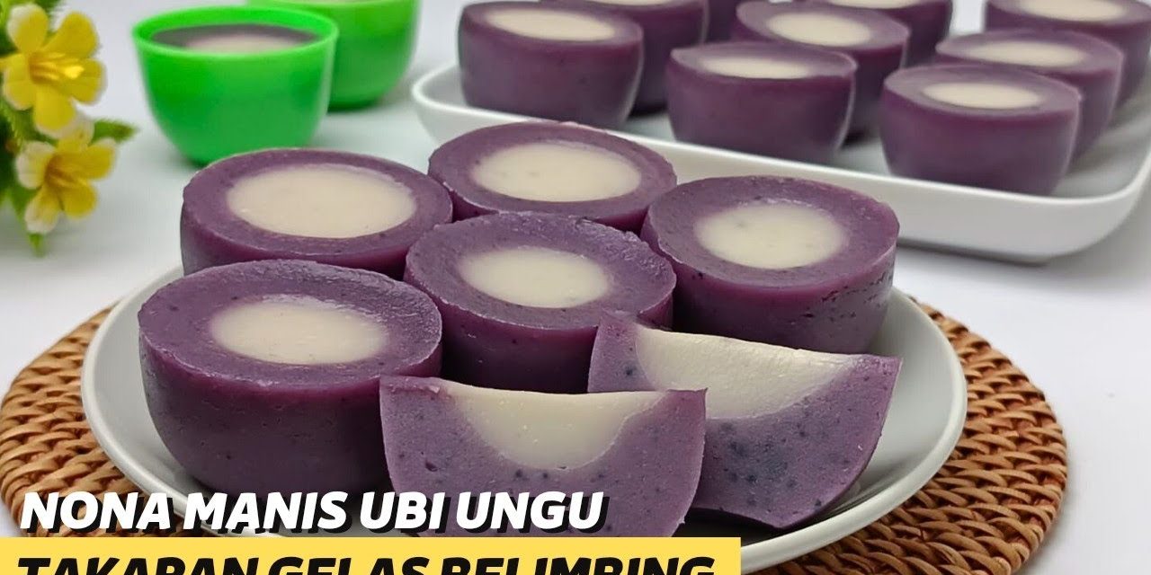 Kue Kukus Ubi Ungu Takaran Gelas, Camilan Sehat Dan Lezat