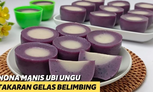 Kue Kukus Ubi Ungu Takaran Gelas, Camilan Sehat Dan Lezat