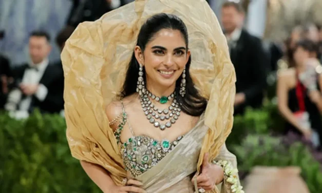 Gaya Super Mewah Isha Ambani Di Met Gala 2026 Bikin Terpana