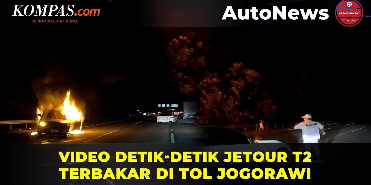 Tabrakan Di Tol Jagorawi: Jetour T2 Hangus Terbakar