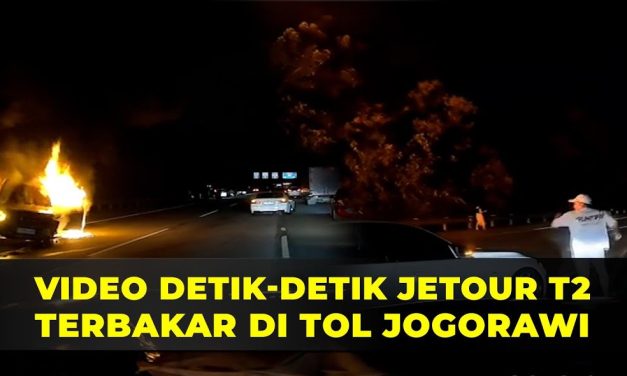 Tabrakan Di Tol Jagorawi: Jetour T2 Hangus Terbakar