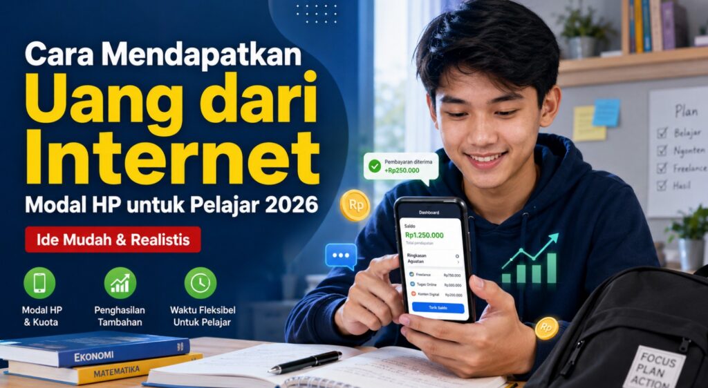 Berbagai Cara Hasilkan Uang Melalui Internet Di 2026, Yuk Simak