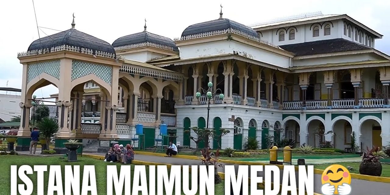 Kondisi Istana Maimun Medan Sekarang Penuh Pedagang UMKM
