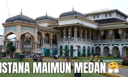 Kondisi Istana Maimun Medan Sekarang Penuh Pedagang UMKM
