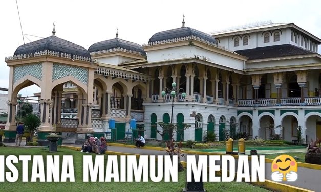 Kondisi Istana Maimun Medan Sekarang Penuh Pedagang UMKM